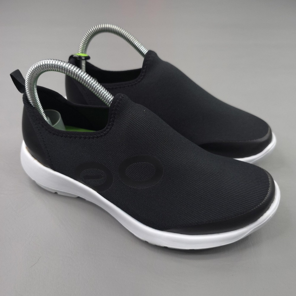Oofos Shoes Womens Size 8 Black Slip On Comfort Lightweight Recovery Walking
